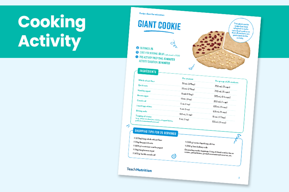 Giant Cookie Activity