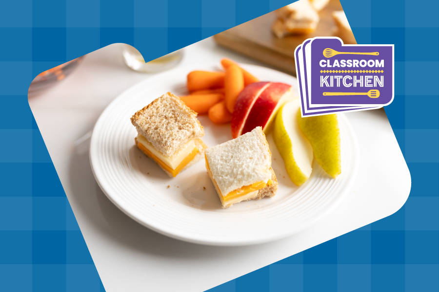Checkerboard Cheese Sandwich