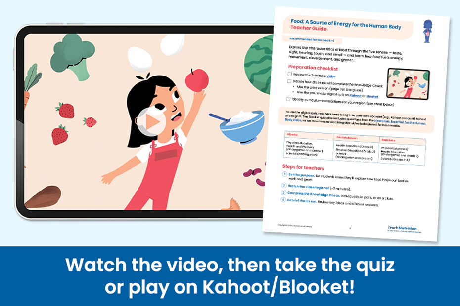 Food: A Source of Energy for the Human Body