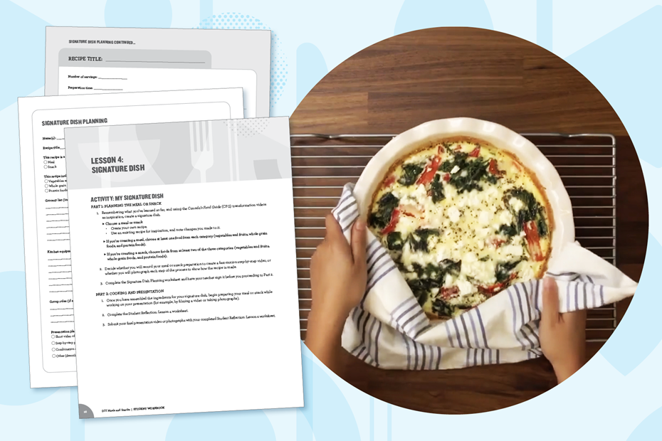 DIY Meals and Snacks Lesson 4: Signature Dish 