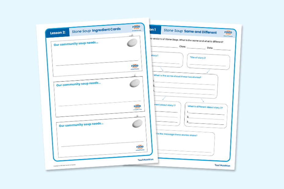Sharing Food Stories Series 1: Student Worksheets