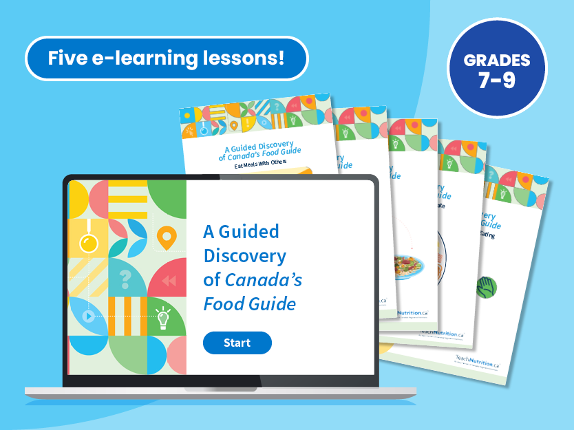 A Guided Discovery of Canada's Food Guide: Grades 7–9